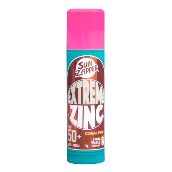 Sun Zapper Extreme Zinc Stick 15g - Coral Pink