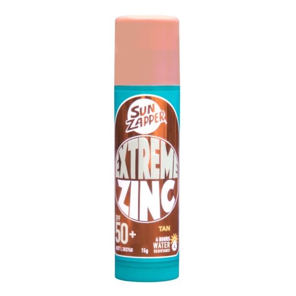 Sun Zapper Extreme Zinc Stick 15g - Tan